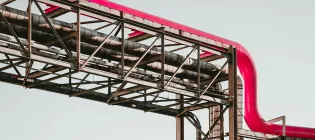 Photography of metal gas pipes 