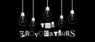 Provocateurs logo on black background