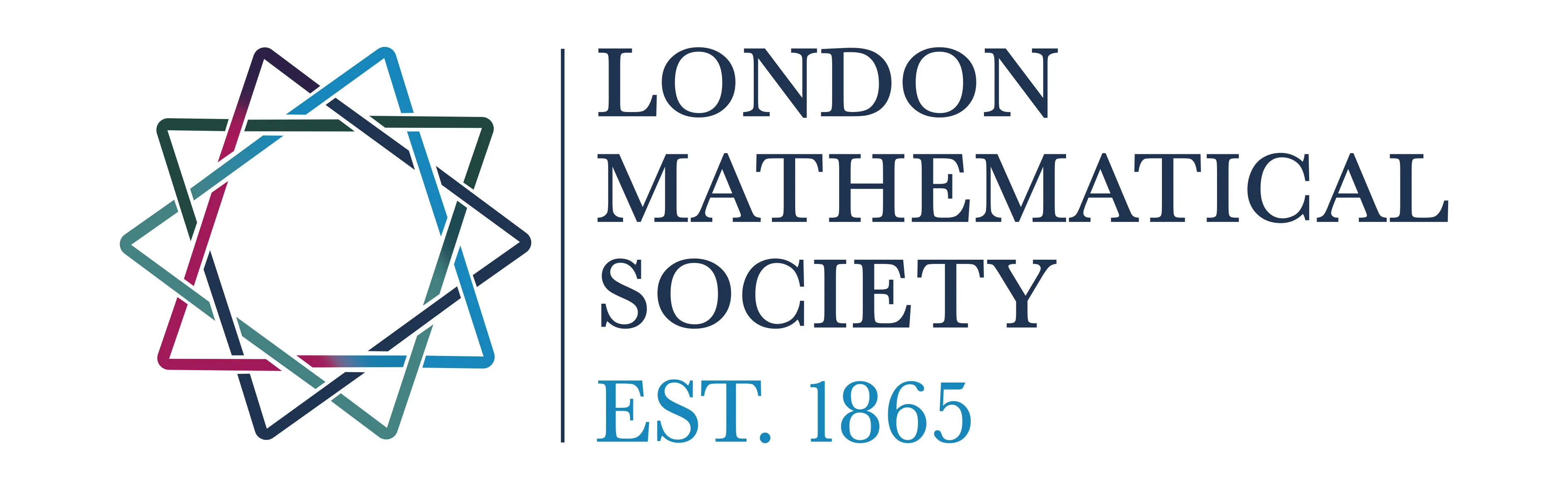 London Mathematical Society logo with the established in 1865 graphic