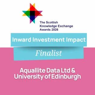 Graphic for illustration. It reads "Inward Investment Impact Finalist"