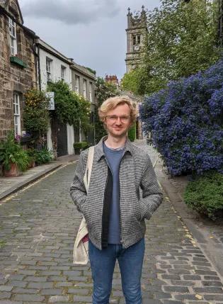 Image of Ben, and MSc Statistics and Operational Research graduate.