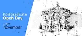 Postgraduate Open Day, Wednesday 13 November