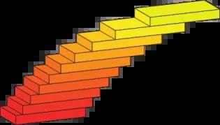 STACK logo, a stack of coloured building blocks