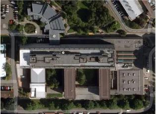 Overhead view of the JCMB